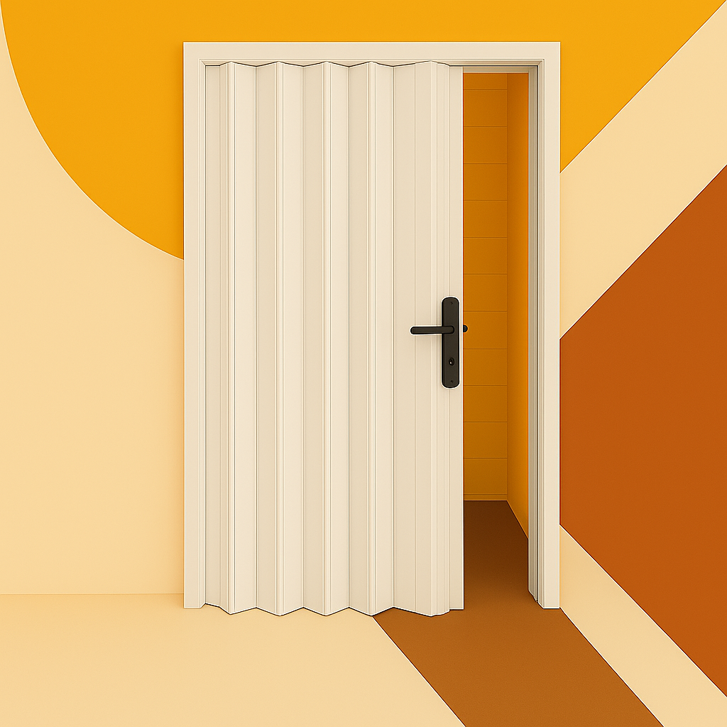 Portas de PVC Sanfonada