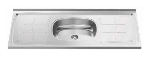 PIA COZINHA INOX BALI 120 X 52CM - GHELPLUS