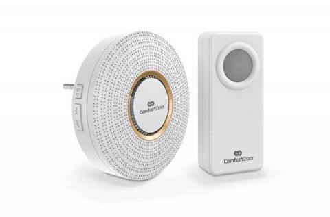 CAMPAINHA WIRELESS REDONDA BRANCA BIVOLT CONFORTDOOR