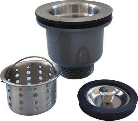 Valvula Pia Inox Higienica Cesto Removivel 31/2" Flvx