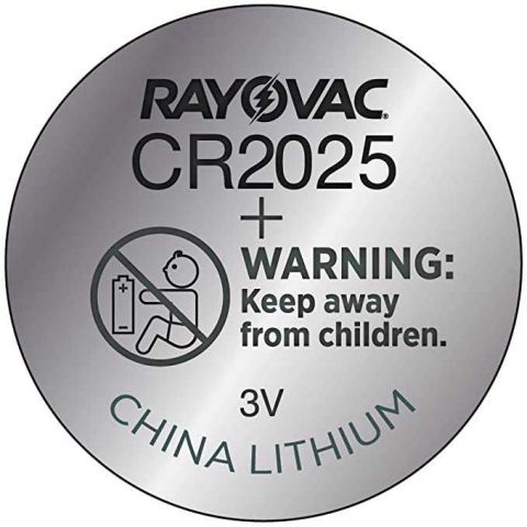 Pilha Eletronica Lithium 3v Cr2025 Botao Rayovac