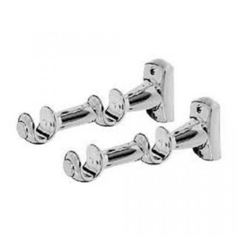 Suporte Varao Duplo 19mm Cromado 02 Pecas Sierra