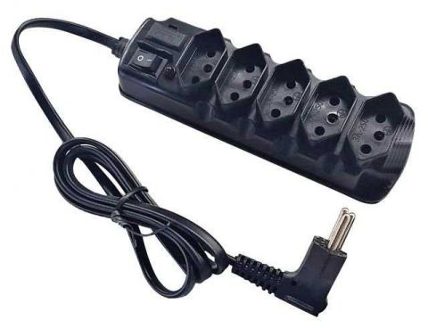 Filtro De Linha 5 Tomadas 2p+t Preto 99 Coisas