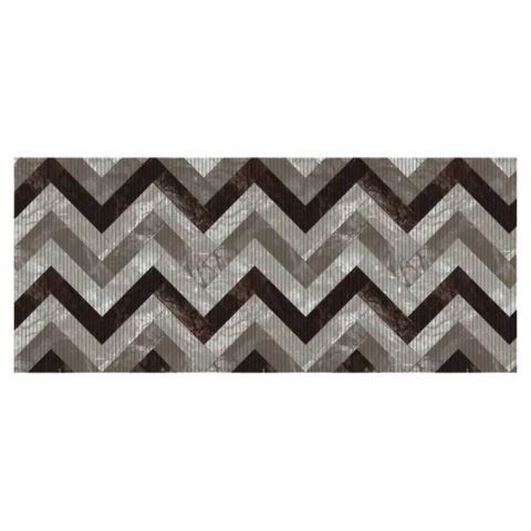 Tapete Antiderrapante Zig Marmore 5mm - 43cm Largura Kapaz