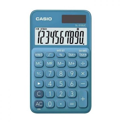 Calculadora De Bolso 8 Dígitos Sl-310uc - Bu Azul - Casio