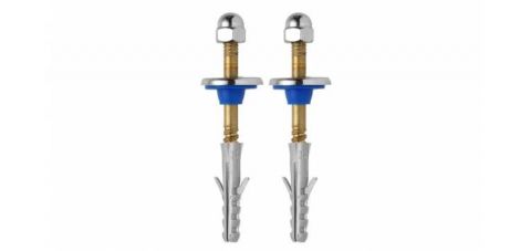 Parafuso Latao Fixador Vaso Sanitario C/ Bucha 10mm - Blukit