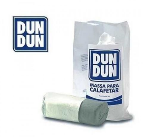 Massa Calafetar Bulk Cinza 500 Gramas - Dundun