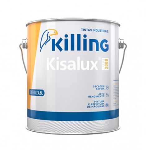 Tinta Esmalte Industrial 3.6lt Aluminio Opalecente - Kisalux