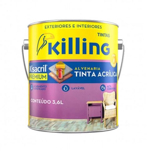 Base C Tinta Acrilica Fosca Premium 0.81 Litros - Kisacril