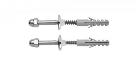 Parafuso Zincado Fixador Vaso Sanitario C/bucha 8mm - Blukit