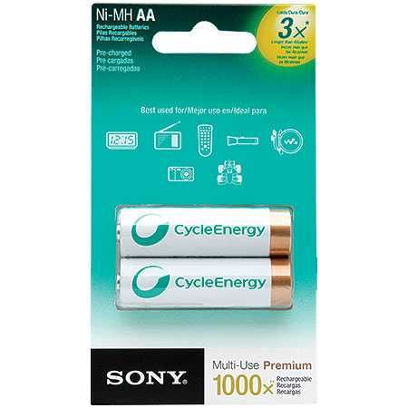 Pilha Sony Recarregavel Aa 2100mah C/2 Nh-aa-