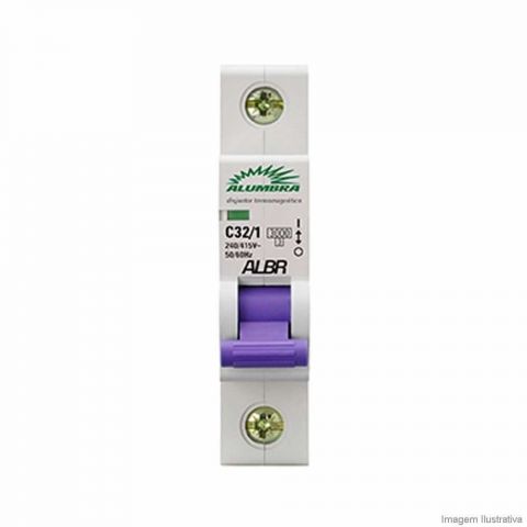Disjuntor Din Alumbra Unipolar C32/1 240/415v
