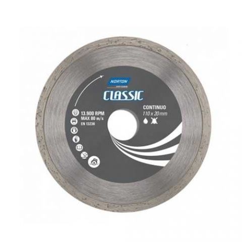 Disco Diamantado Norton Classic 110 X 20mm