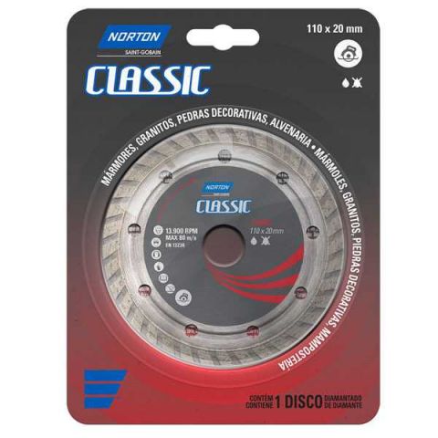 Disco Diamantado Classic Turbo 110 X 20mm