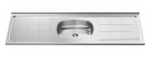 PIA COZINHA INOX BALI 150 X 52CM - GHELPLUS