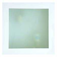 Plafon Blumenau Quad.40cm Vidro P/02 Lampadas