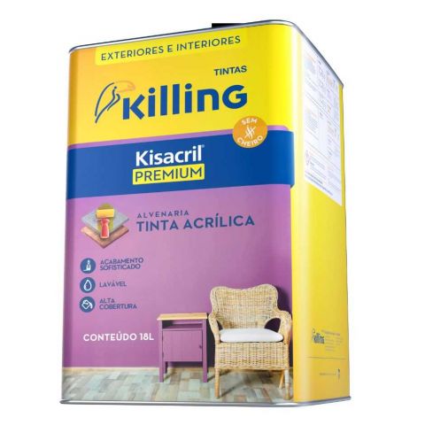 Base A Tinta Acrilica Premium Acetinado 16.2lt - Kisacril