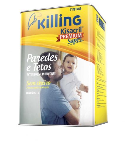 Base C Tinta Kisacril Acrilica Ace 3.24lt Acetinado