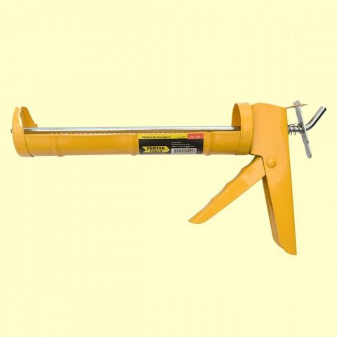 Pistola Aplicador Silicone Fertak Amarelo