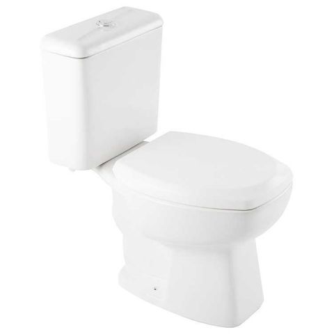 Bacia E Caixa Acoplada Louca Incepa Thema Branco