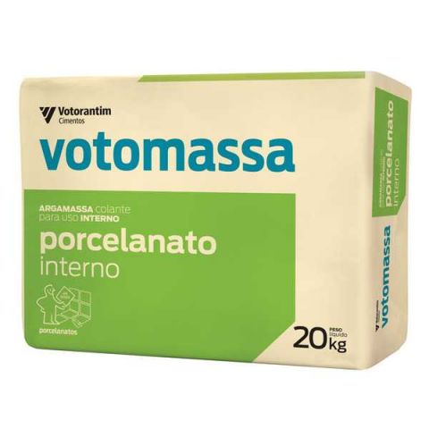 Argamassa Votoran Porcelanato Int. 20kg Cinza
