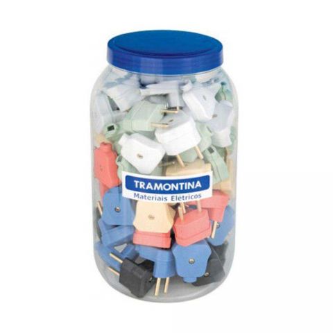 Plug 2p 10a Pad 90º Cores Tramontina