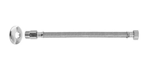 Engate Flexivel Aco Inox 60cm - 1/2" - Blukit