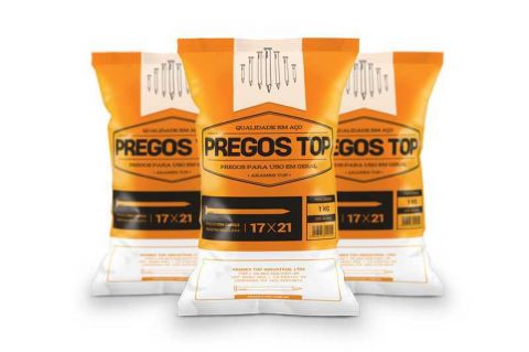 Prego 22x42 1.000gr Pregos Top C/cabeça