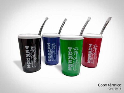 Copo Termico Terere 300ml E Bomba Color Sm-lar