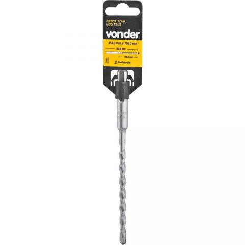 Broca Sds Plus 08 X 110mm Vonder