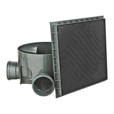 Caixa Inspecao E Passagem Esgoto Preta 25 X 39 X 39cm Tigre