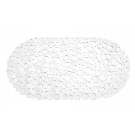 Tapete Box 36 X 69cm Pvc Bolhas Branco Kapazi