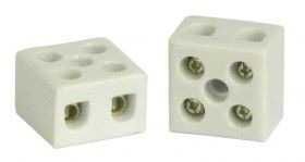 Conector Porcelana 10mm 2 Polos Thompson