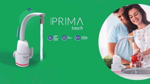 Torneira Eletronica Prima Touch 5500w X 220v Zagonel