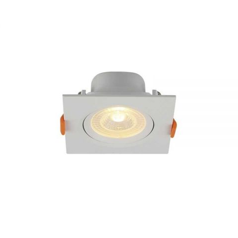 Spot Led Embutir Quadrado 6w 25.000h 410lm 3000k Blumenau