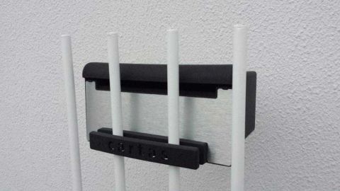 Caixa De Correios Inbox Luxo Espelhado Goma