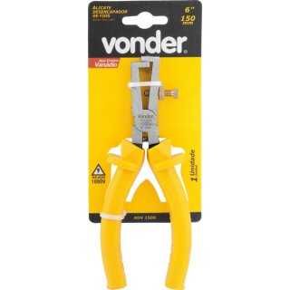 Alicate Desencapador De Fios 6" 1000v Vonder