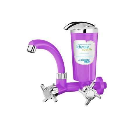 Purificador Ideale Eco Roxo/cromado Planeta Agua
