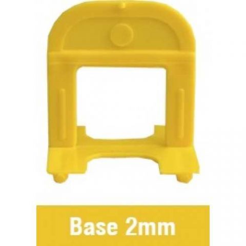 Nivelador Pisos 2.0mm Top Amarelo 50 Pecas Nivela Certo