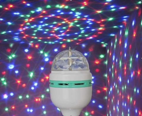 Lampada Led Giratoria Colorida Diversos