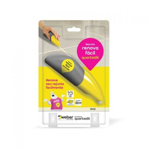 Rejunte Renova Facil Cinza Platina 120ml Quartzolit