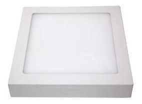 Plafon Economax Led Quad. Sobrepor 18w 6500k Bivolt