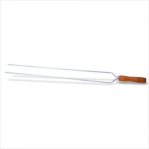 Espeto Aco Duplo 85cm 1009 Madefer