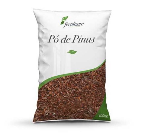 Casca De Pinus Em Po 800g