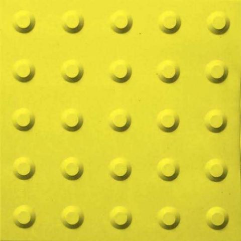 Piso Tatil Alerta Amarelo 25 X 25cm Kapazi