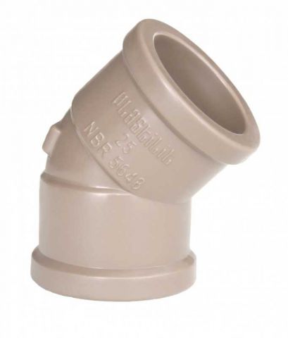 Joelho Soldavel 45º 40mm Plastilit