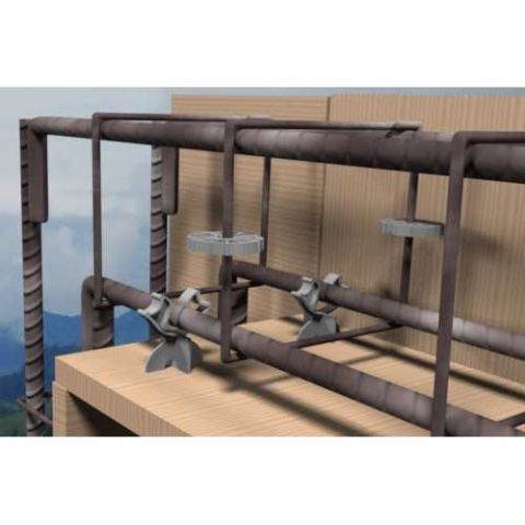 Espacador Ferro Circular 30mm 50 Pecas Sandalo