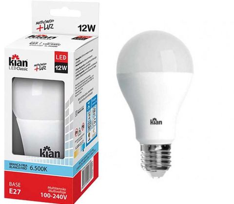 LAMPADA LED 12W 25.000h 1080lm 6500K KIAN