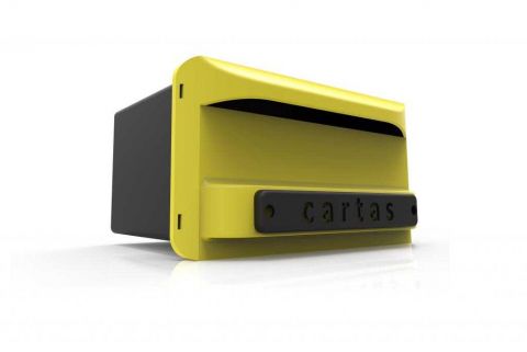 Caixa De Correios Inbox Amarela Goma