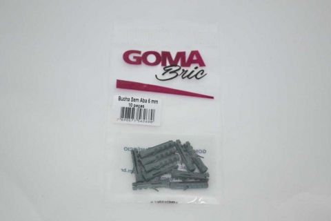 Bucha Plastica 10mm 4 Pecas Goma Bric